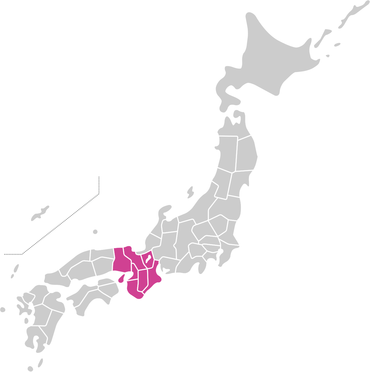 近畿地方 地図