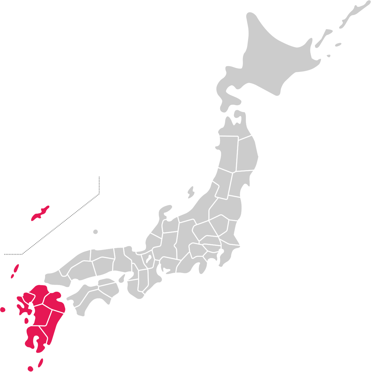 九州・沖縄地方 地図